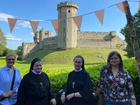 The Sisters of St Joseph took a break from helping people in need in Ukraine to visit Warwick Castle