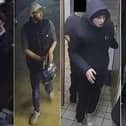 Police would like to speak to these four males in connection with a serious assault which took place in Leamington on January 25.