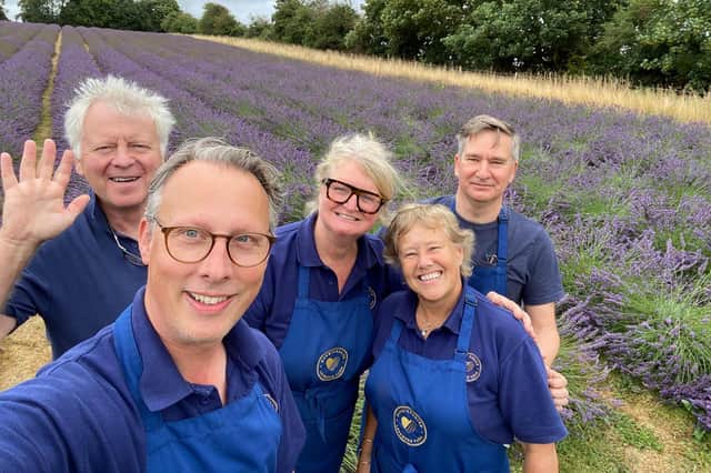 Warwickshire Lavender Farm's cafe and shop will be opening at Christmas to raise money for charity.
