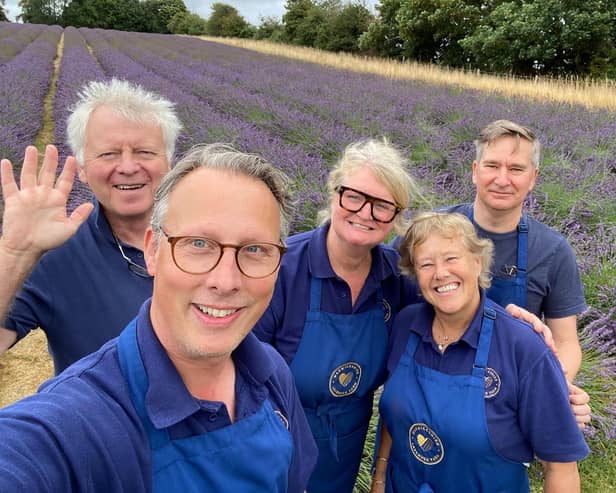 Warwickshire Lavender Farm's cafe and shop will be opening at Christmas to raise money for charity.