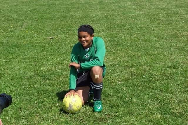 Jess Carter when she played for Warwick Juniors. Credit: Dean Brandrick.
