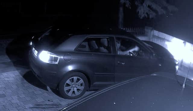 Police want to trace this Audi driver who fled the scene after crashing in Hillmorton.