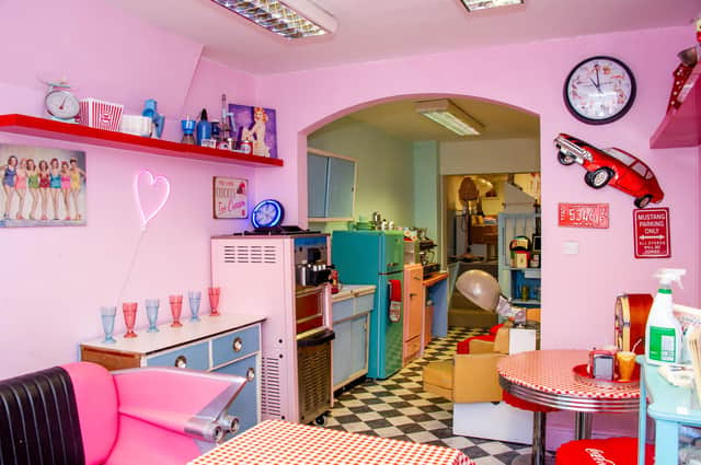 A new vintage hair salon has recently opened in Leamington. Photo by Mike Baker
