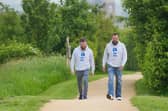 Dan is inviting men to get walking and talking.