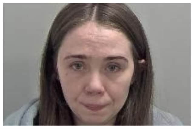 Chloe Bannister has been sentenced to two years in prison. (Imnage: Warwickshire Police).