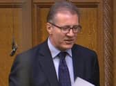 The familiar sight of Rugby MP Mark Pawsey in action in the Commons.