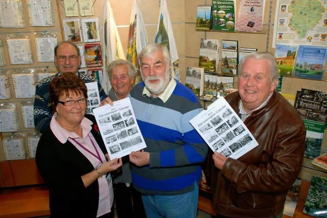 Alan Griffin launches the Leamington History Group's calendar in November 2012. Picture supplied.