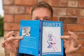 Angus Baskerville with his new book. Photo by Chalmers News PR.