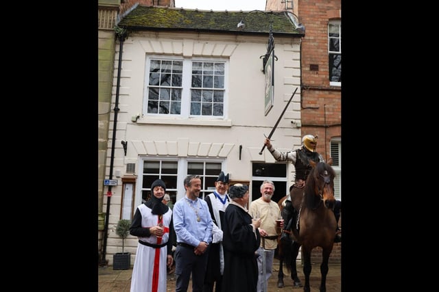The former Gold Cup Inn and Jambavan Restaurant has been officially renamed as The Guy of Warwick Pub and Kitchen, in recognition of the historic town’s own legend of the same name, dubbed ‘England’s Forgotten Hero’. Photo by Owen Thompson and Luke Cave, students at the Warwickshire College Group and University Centre.