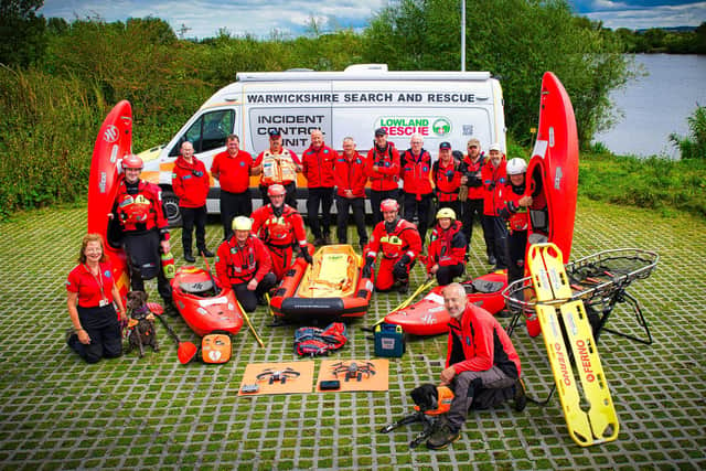 The Warwickshire Search and Rescue team. Picture supplied.