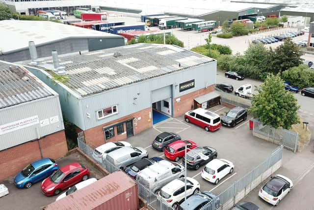 PJ Rhodes in Rugby that will now transition into Fix Auto Rugby vehicle repair centre.