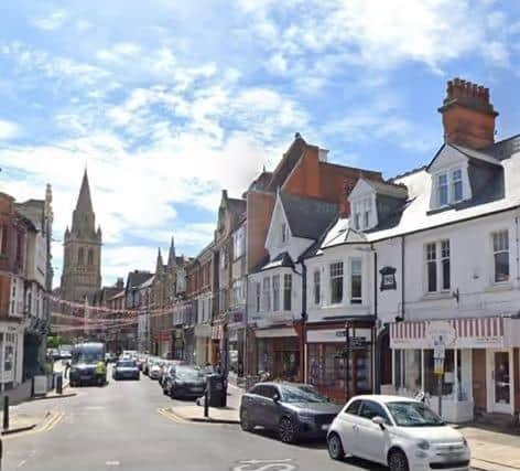 The council’s report shows that the average vacancy rate in the retail sector was one in seven units in November 2024 but in Rugby it was almost one in four. Picture: Google.