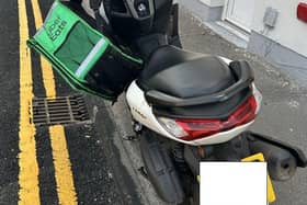 The scooter was seized.