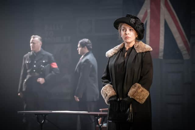 The production is set in the context of fascism's rise in pre-war Britain (photo: Marc Brenner)
