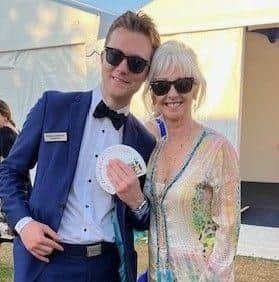Angus performing for Debbie McGee at Henley festival 2023.