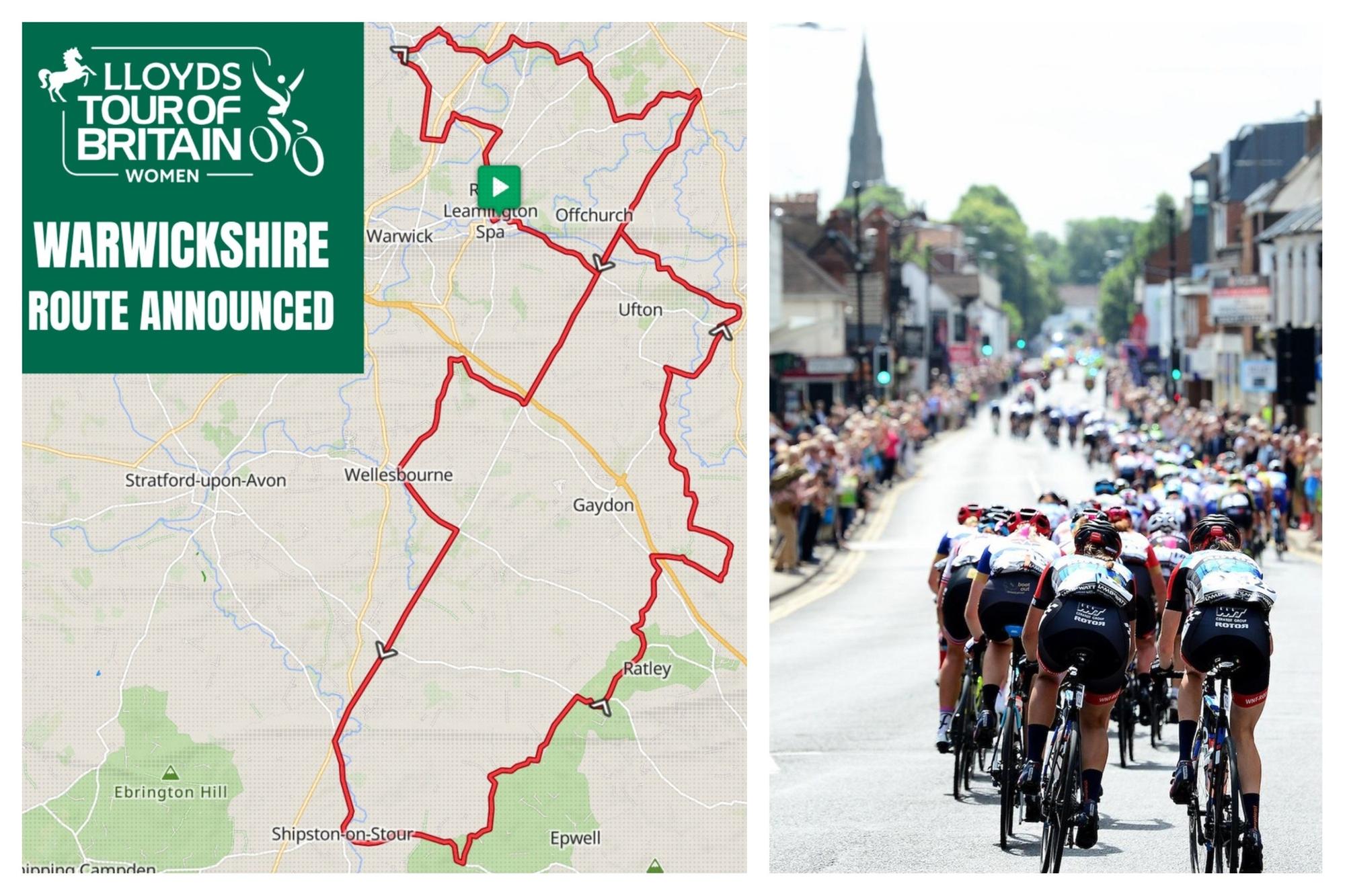 Full route announced for Warwickshire stage of Lloyds Tour of Britain