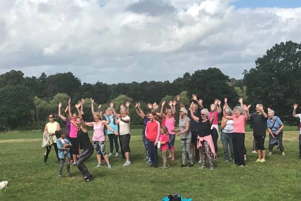 A Fitness in the Fields session in 2021. Picture submitted.