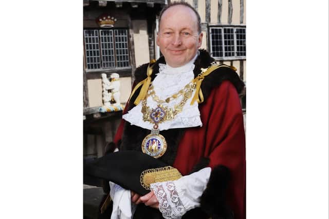Cllr David Skinner, the Mayor of Warwick for 2024/25. Photo by Warwick Town Council.