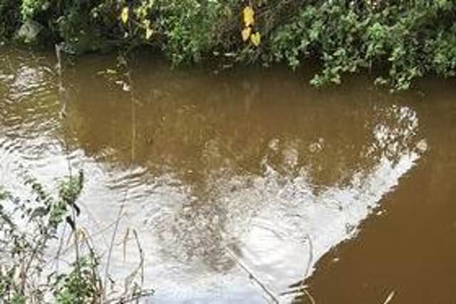 Residents have reported oil in the River Swift. Photo by Samantha Bobat.