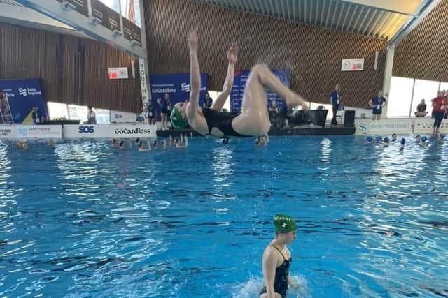Swimmers on the day.