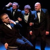 Connor Bailey, Paul Curran, Charlie Longman and Mark Roberts in Bouncers (photo: Richard Smith)