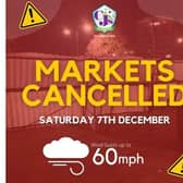 Rugby Market is cancelled.