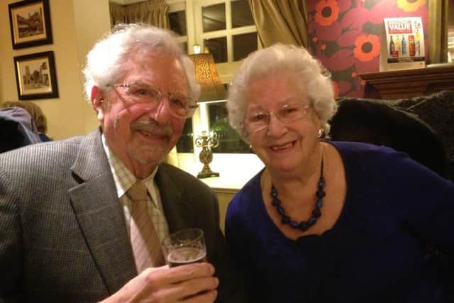 Archibald Saunders with his late wife Nancy. Photo supplied