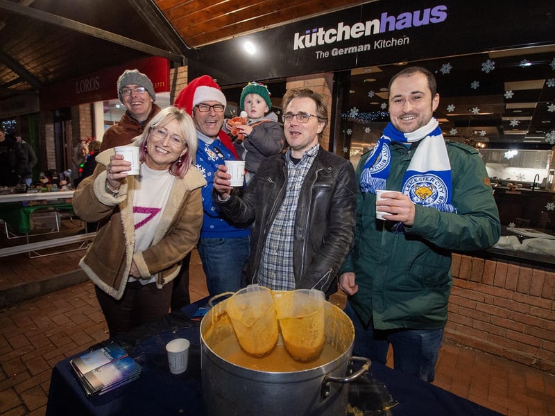 Warming winter soup served up by Lutterworth college and St Mary’s church.