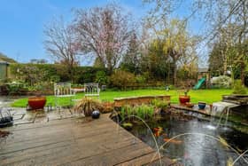 Peace and tranquility in the garden.