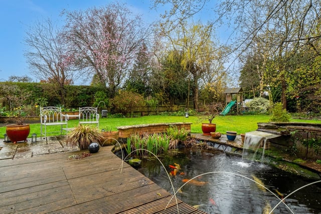 Peace and tranquility in the garden.