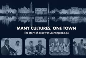 A promotional image for Leamington History Group's latest film Many Cultures, One Town – the story of post-war Leamington Spa. Picture courtesy of Leamington History Group