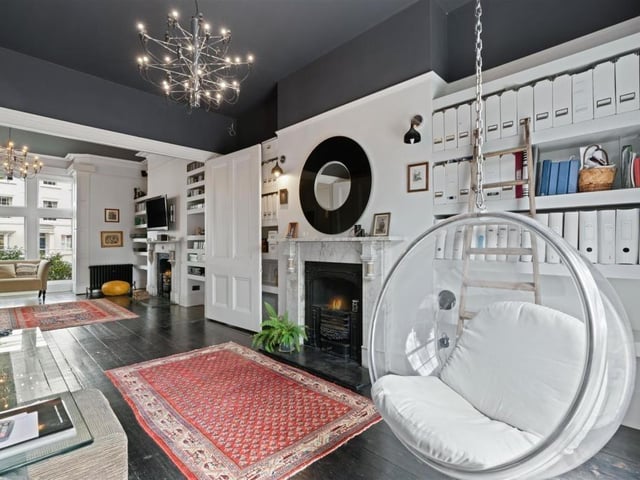The Victorian town house, which is modern inside, has been placed on the market. Photo by Fine and Country
