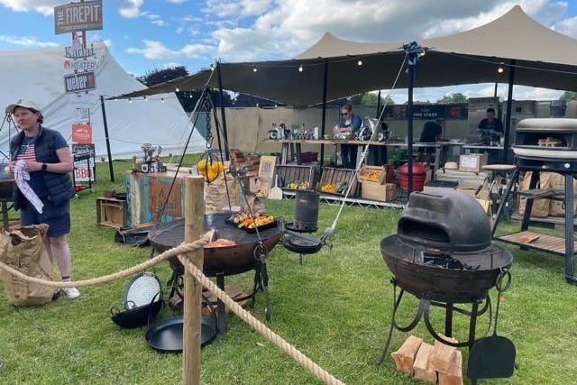 The firepit stage. Photo by Kirstie Smith