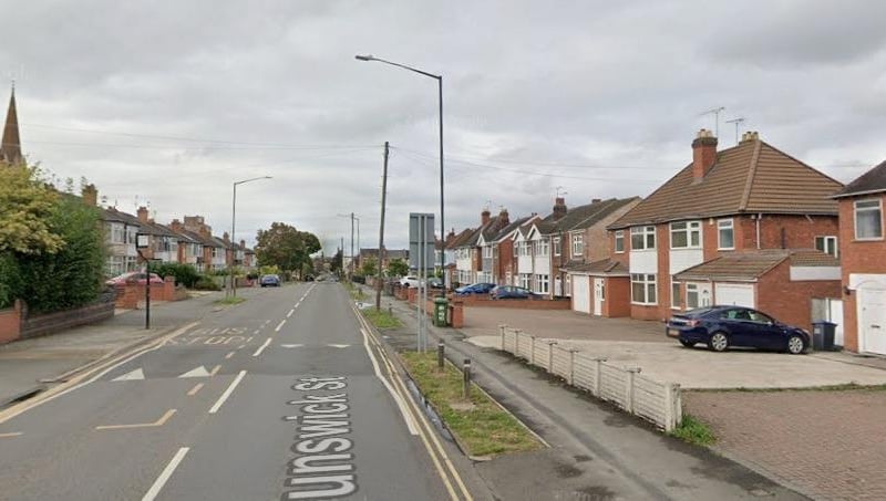 Three houses were sold in Brunswick Street between 2020 and now at an average price of £142,500.
