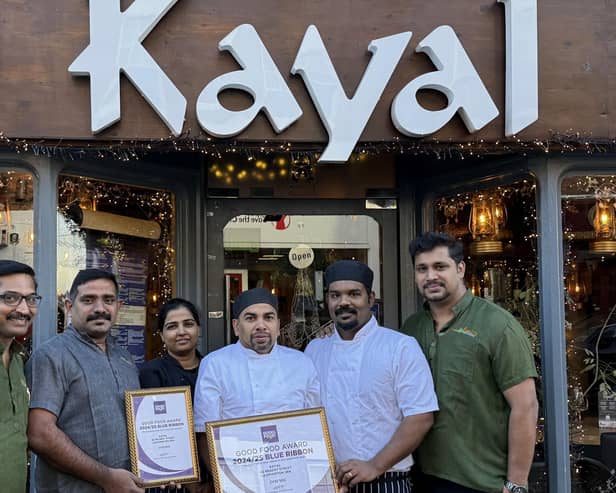 Kayal in Leamington has been awarded a Blue Ribbon Good Food Award. Picture supplied.