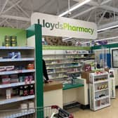 The familiar setting of Lloyds Pharmacy within Rugby Sainsbury's - but that is now set to close in the coming months.