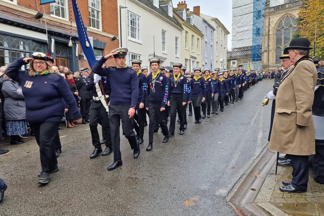 Various groups and organisations took part in the parade. Photo by Warwick Court Leet