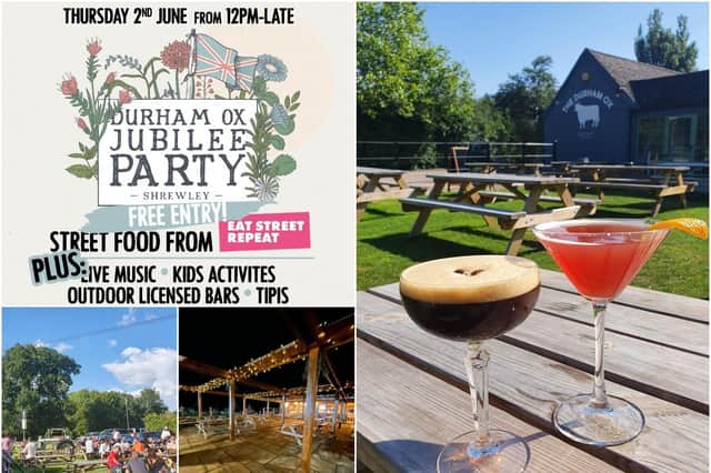 The Durham Ox in Shrewley will be listing Jubilee Party on June 2. Photos supplied