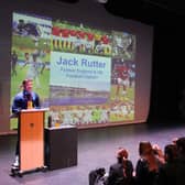 Former international Paralympic footballer Jack Rutter shared his harrowing yet inspirational experiences with students The Avon Valley School and Performing Arts College in Rugby.