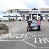 John and Kate Redshaw at Land's End. Picture supplied.