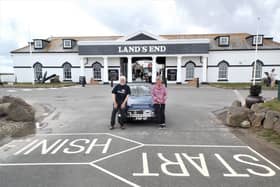 John and Kate Redshaw at Land's End. Picture supplied.