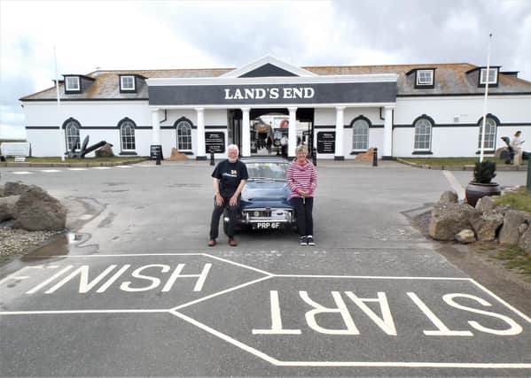 John and Kate Redshaw at Land's End. Picture supplied.
