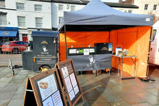 Nina Kelly's stall that she sets up in Warwick town centre. Photo supplied