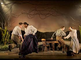 Daniel Boyd, Liyah Summers, Daniel Rainford, Emma Manton in Private Peaceful (photo Manuel Harlan)