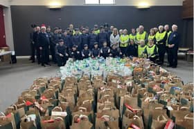 Members of the air cadets from the No.1368 Warwick & Leamington Squadron,  community members, and volunteers from around the area joined the Warwick Lions in their annual Christmas Parcel distribution. Photo supplied