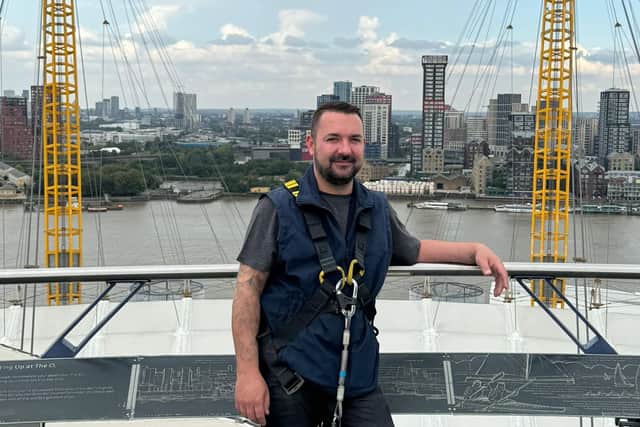 Stephen Gallimore will be taking on a charity skydive next month.