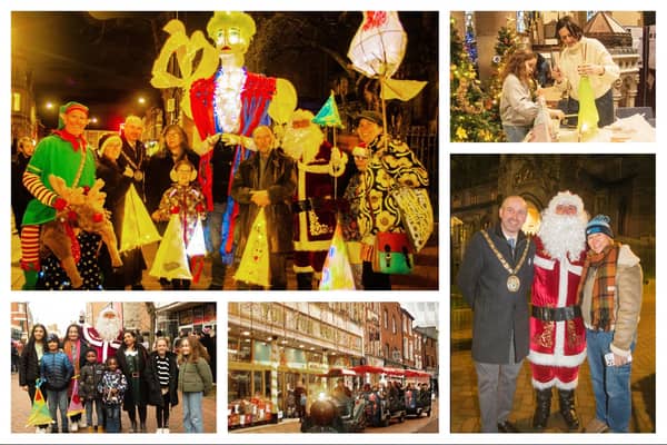 Hundreds of visitors joined town centre shoppers on Saturday to take part in this year’s Christmas Fun and Lantern Procession in Rugby.