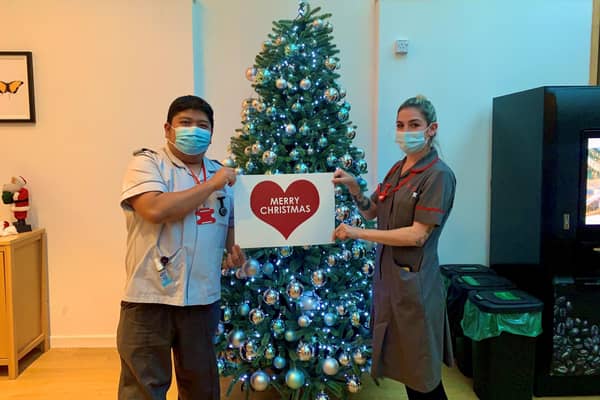 Christmas at the Myton Hospices. Picture supplied.