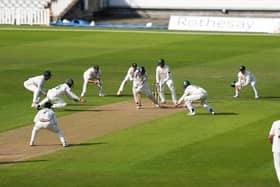 Notts were denied a victory by bad weather on the last day against Warwickshire.