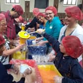 The last food packing event in 2019 when 30,000 meals were packed and 369 kilos of food was donated to Trussell Trust. Photo supplied